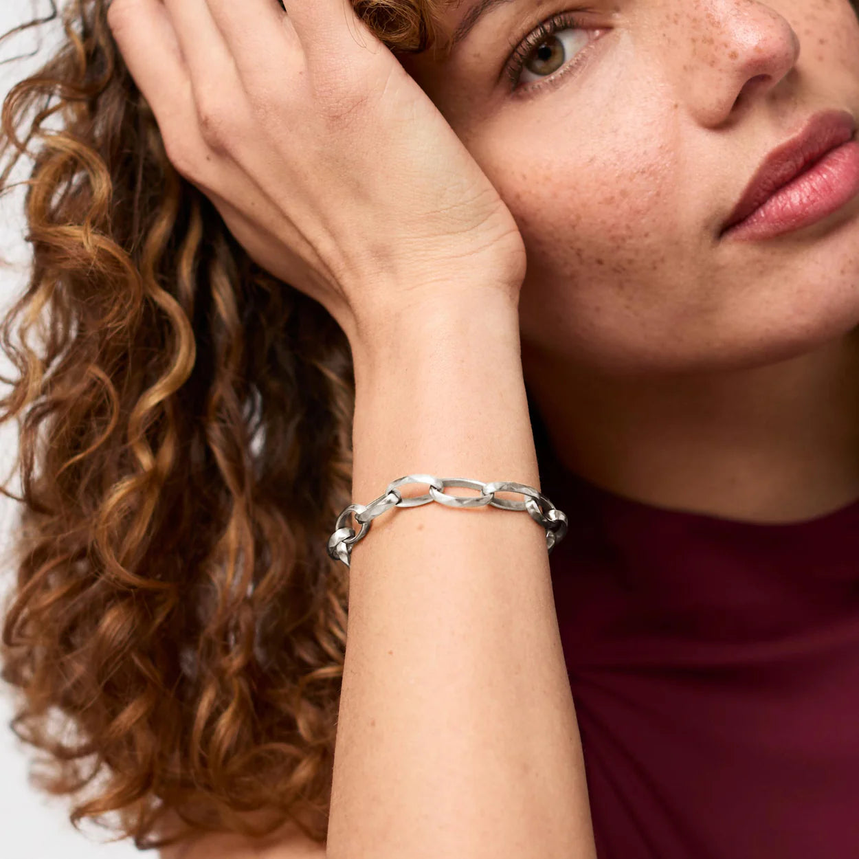 Solara Link Bracelet Silver