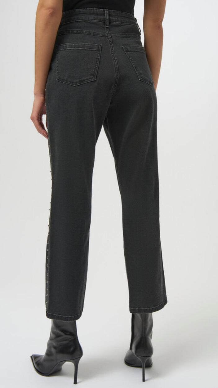 Stud Pant-Black