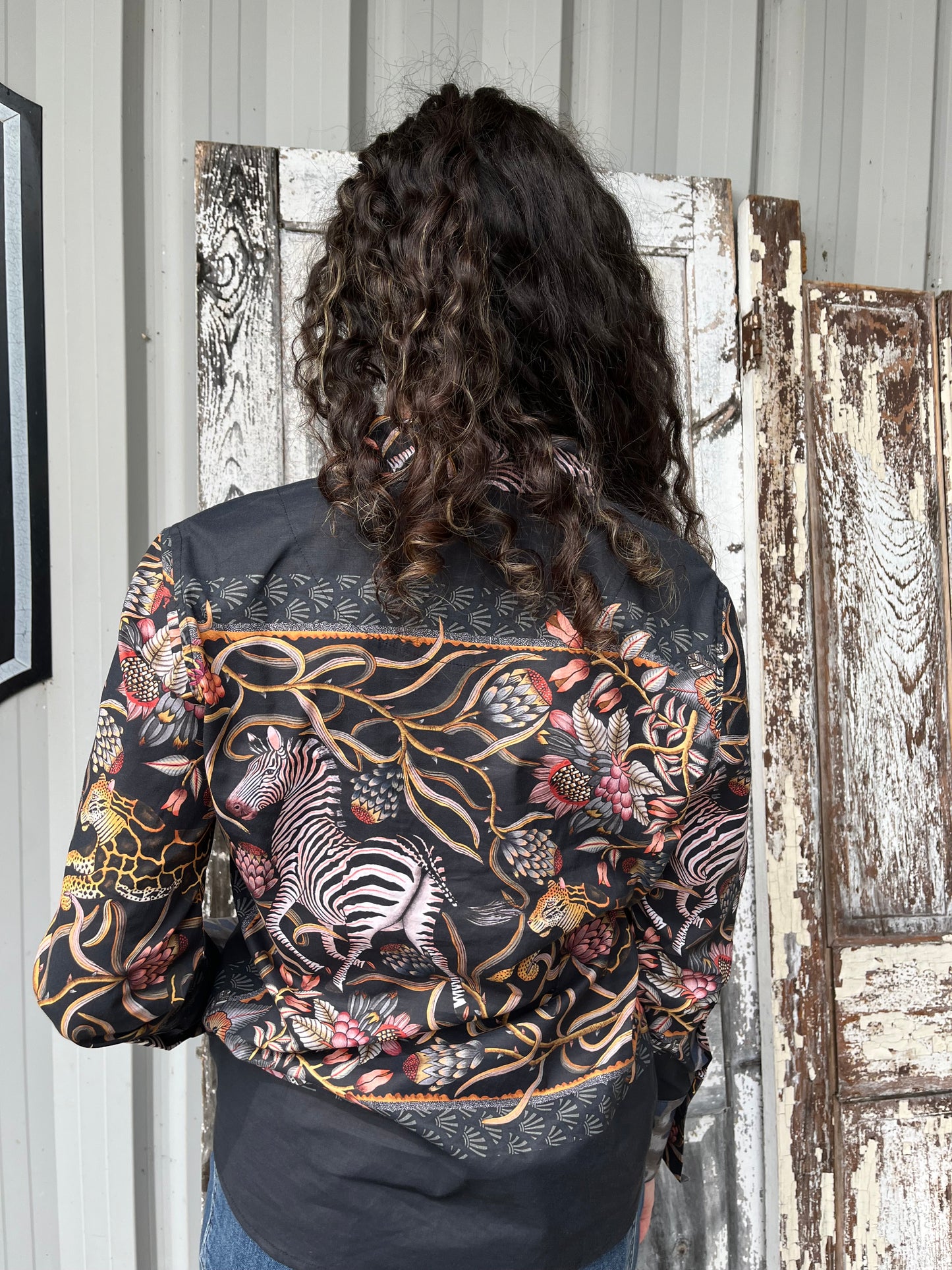 Rome Shirt Zebra Print