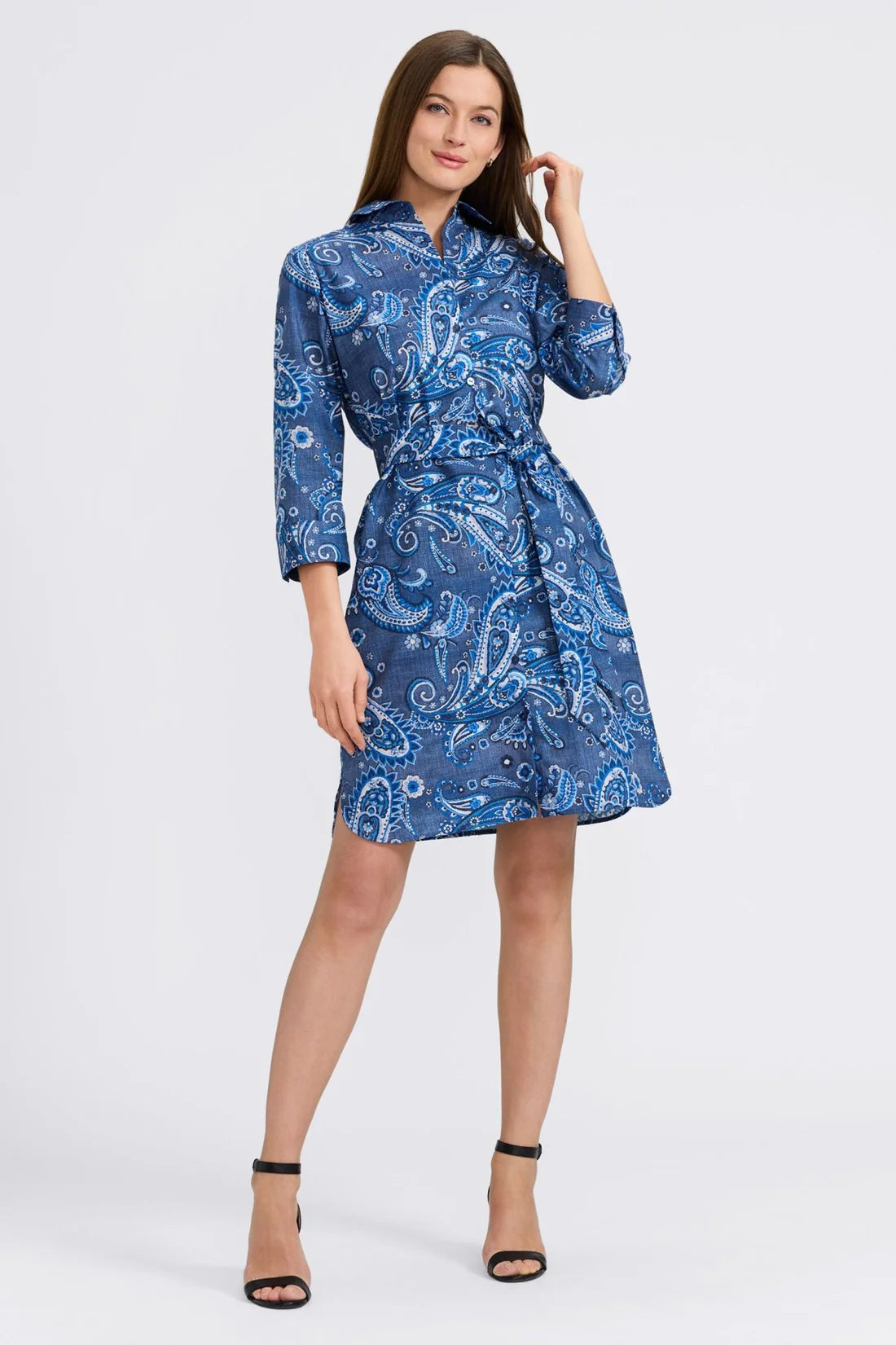 Rocca Denim Paisley Dress
