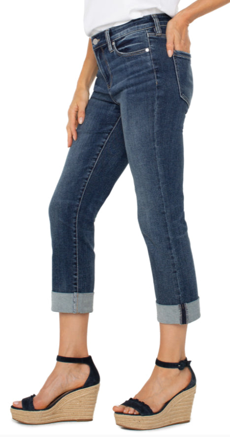 Charlie Crop Skinny Cuffed Jean