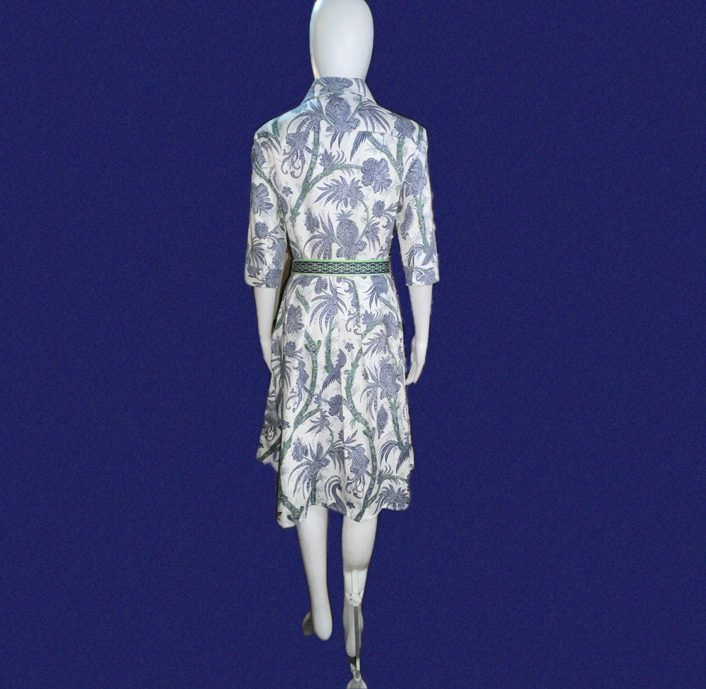 Kelly Dress - Navy/Kelly Peacock