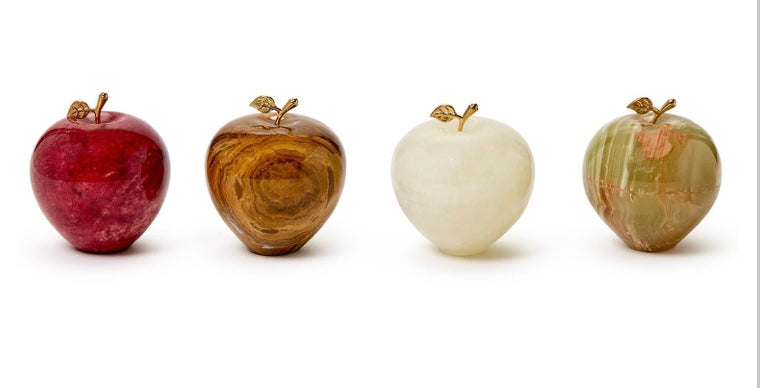 Marble Apple Paperweight