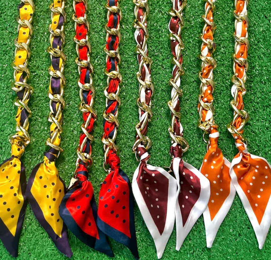 Scarf Chain Gameday Purse Strap