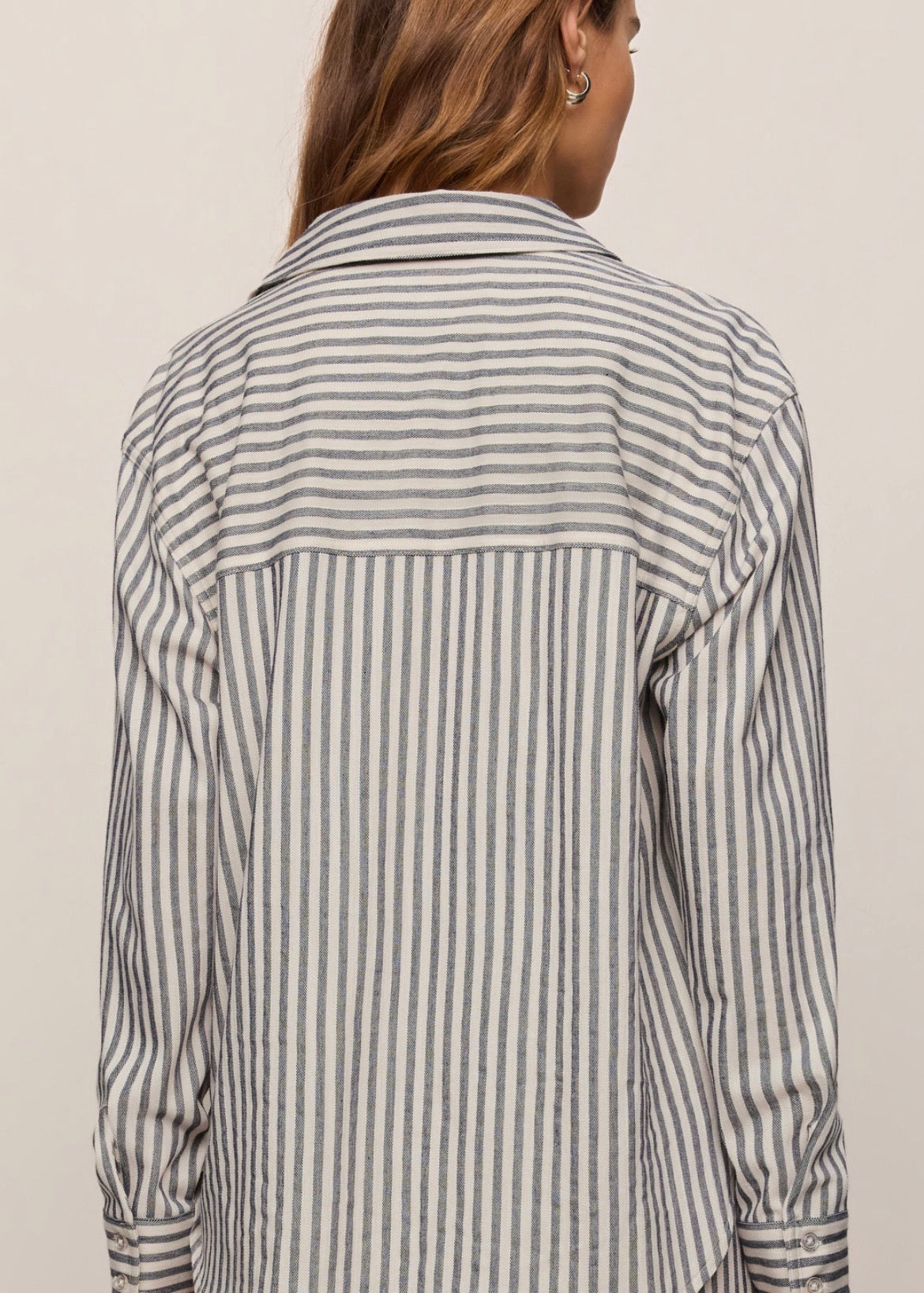 Reese Button Up Stripe Top