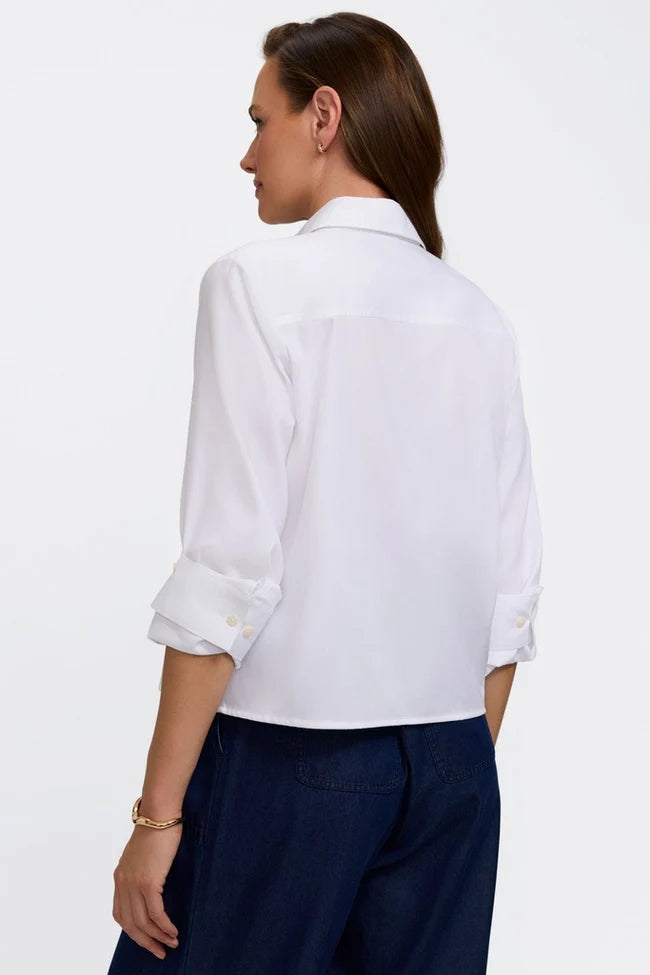 Jodie Roll Tab Sleev Short Shirt