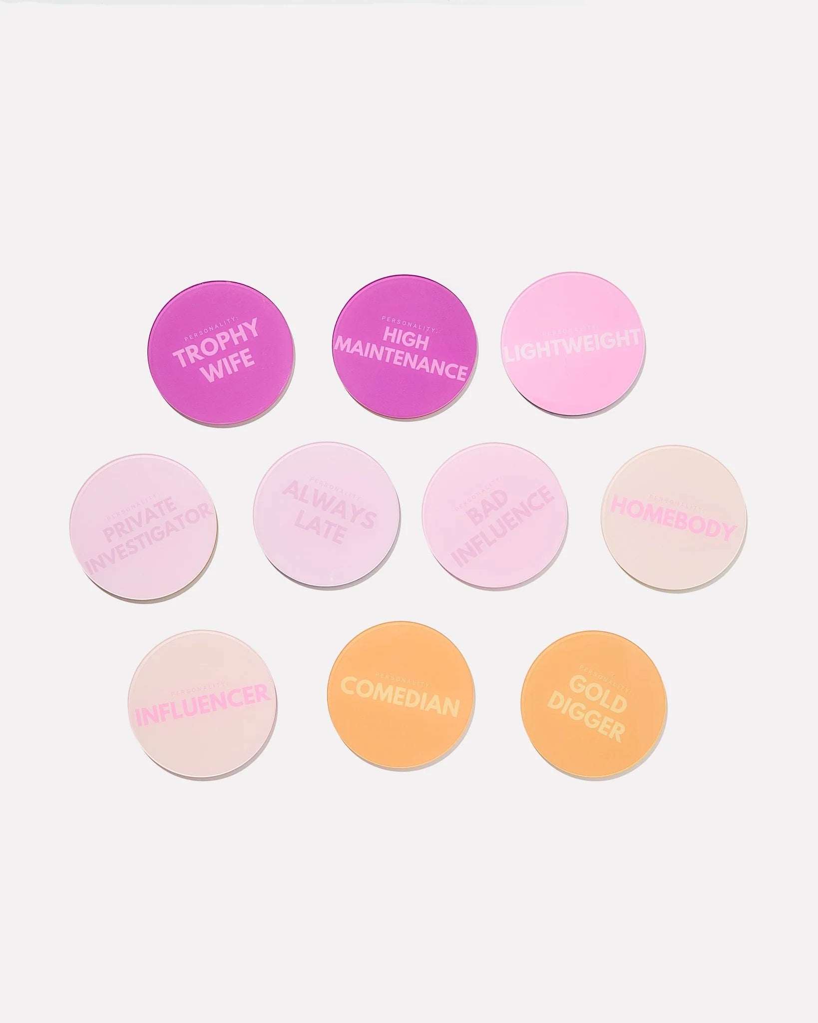 Pfp Coasters Party Personality Coasters-Set of 10 – Darling's Fine Things
