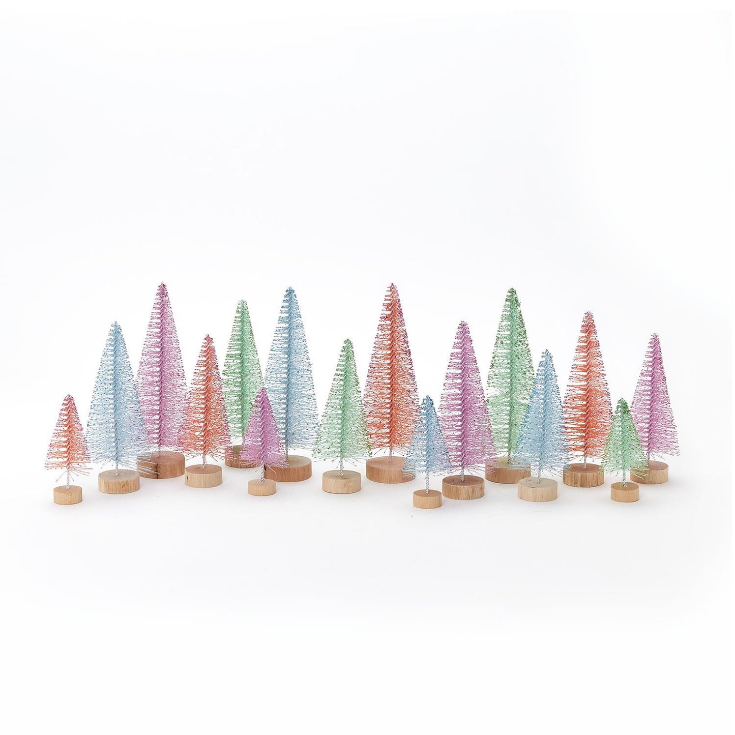 Wire Brush Christmas Tree Sets