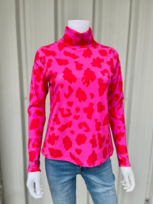 Sylvie Turtleneck - Leopard Love