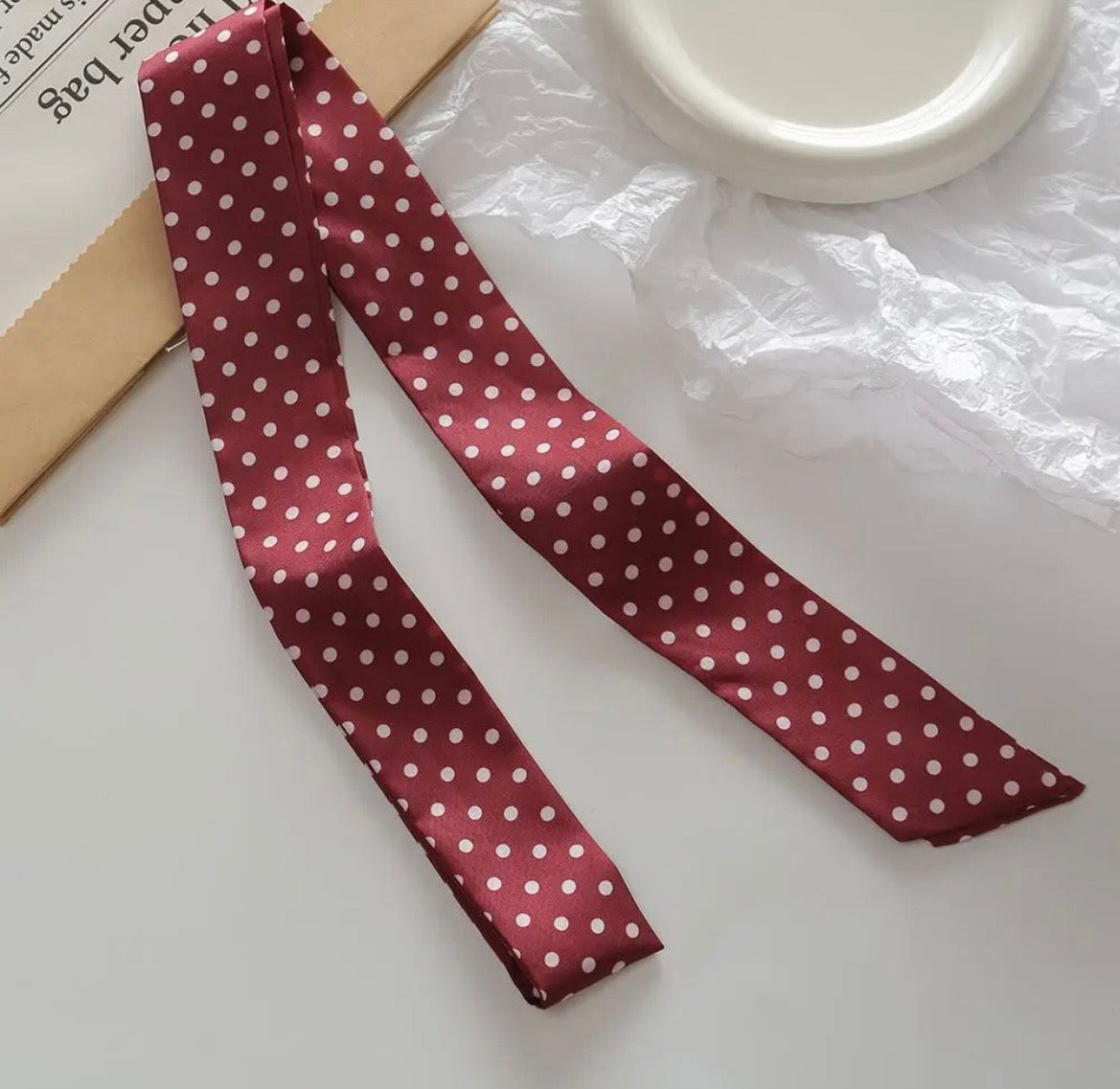 Narrow Silk Scarves