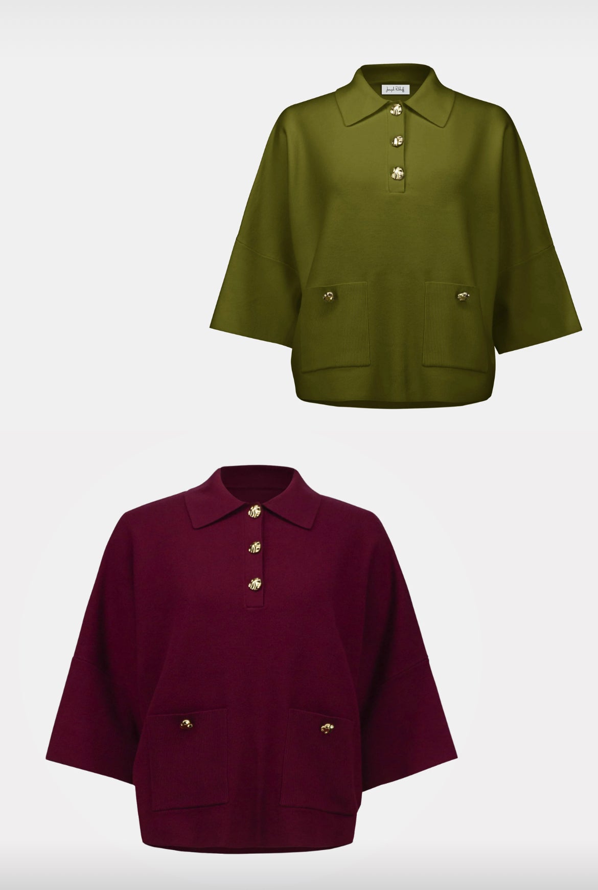 Boxy Polo Sweater