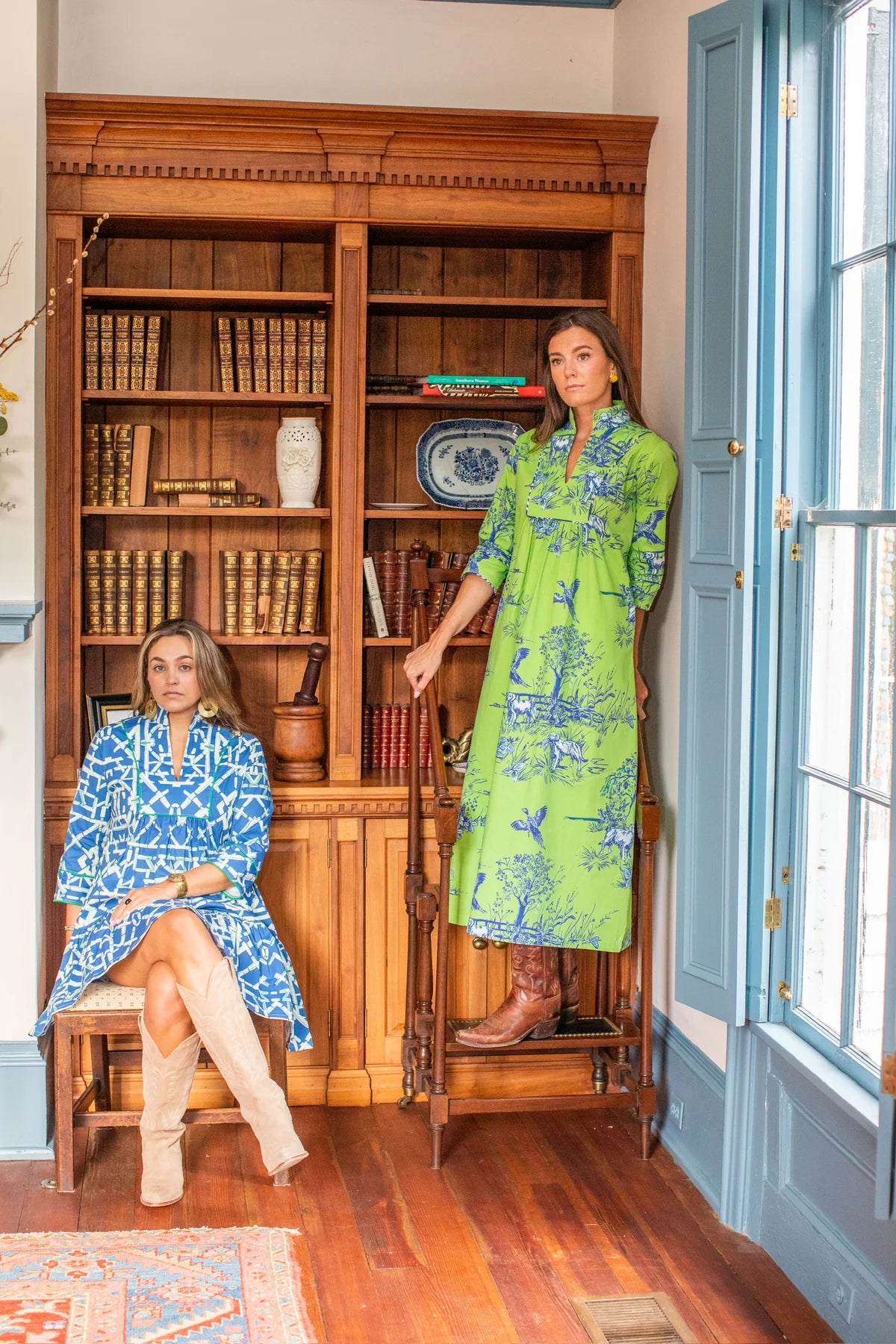 Long Deb Dress-Field & Feather
