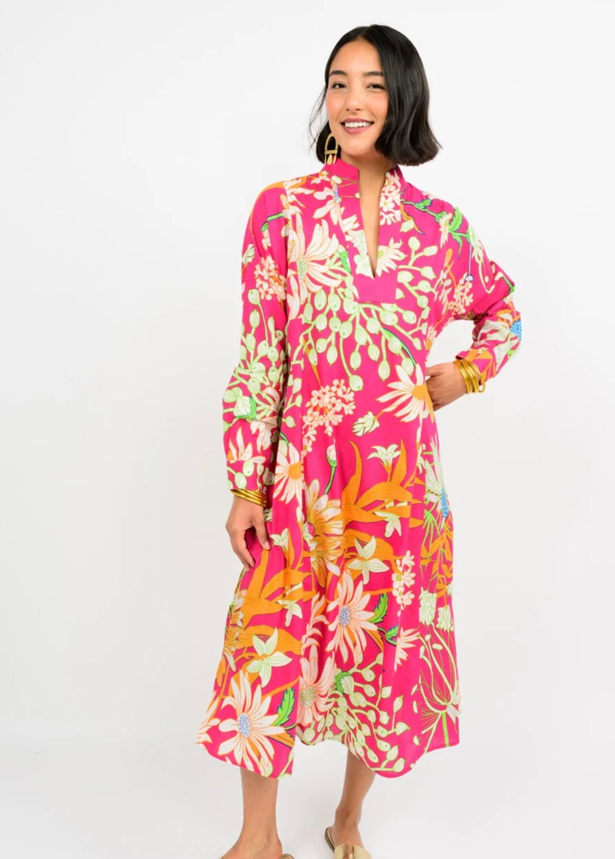 Patio Floral Maxi Dress