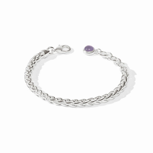 Cobblestone Link Bracelet - Silver