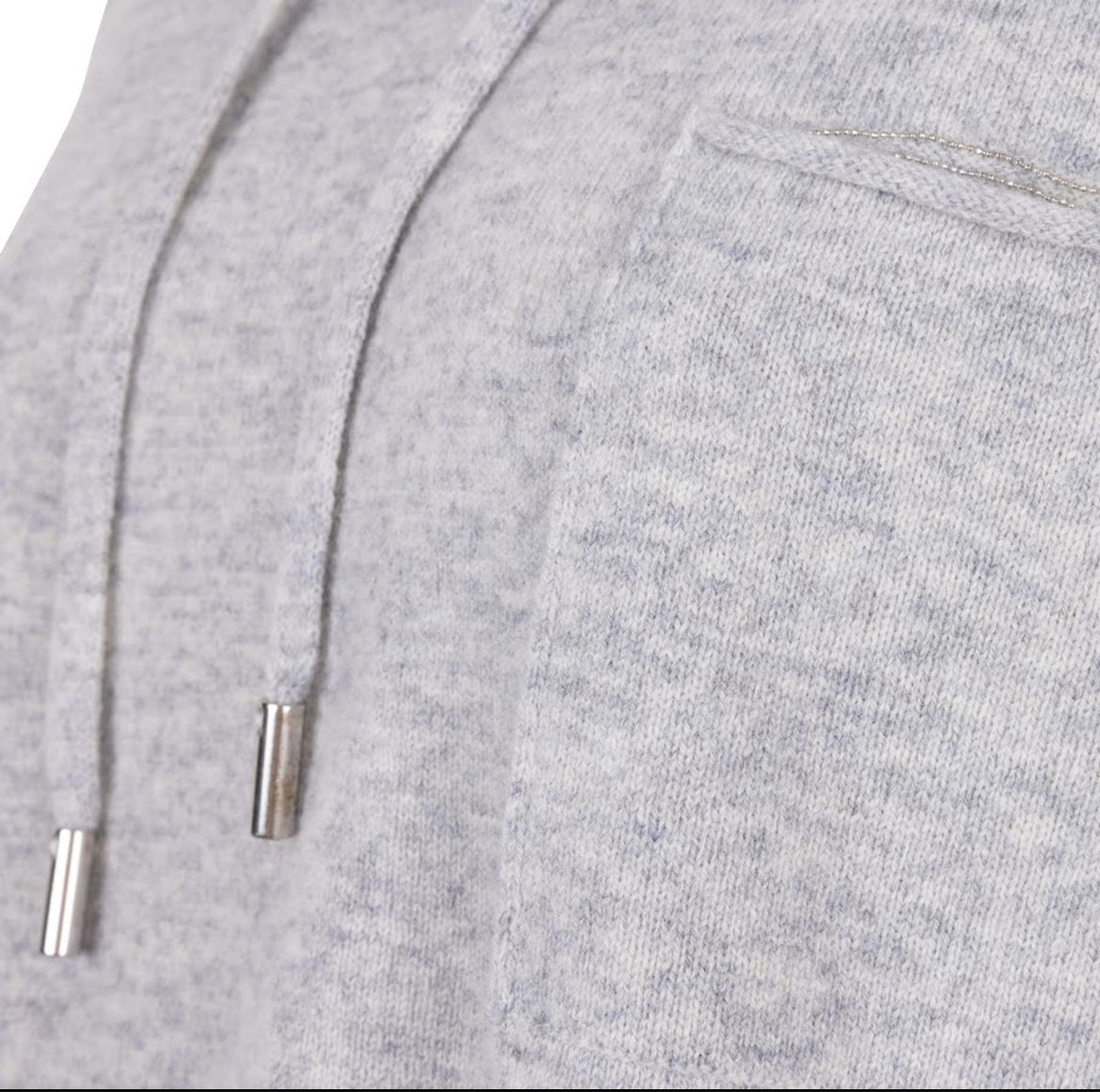 Hoodie With Silver Trim