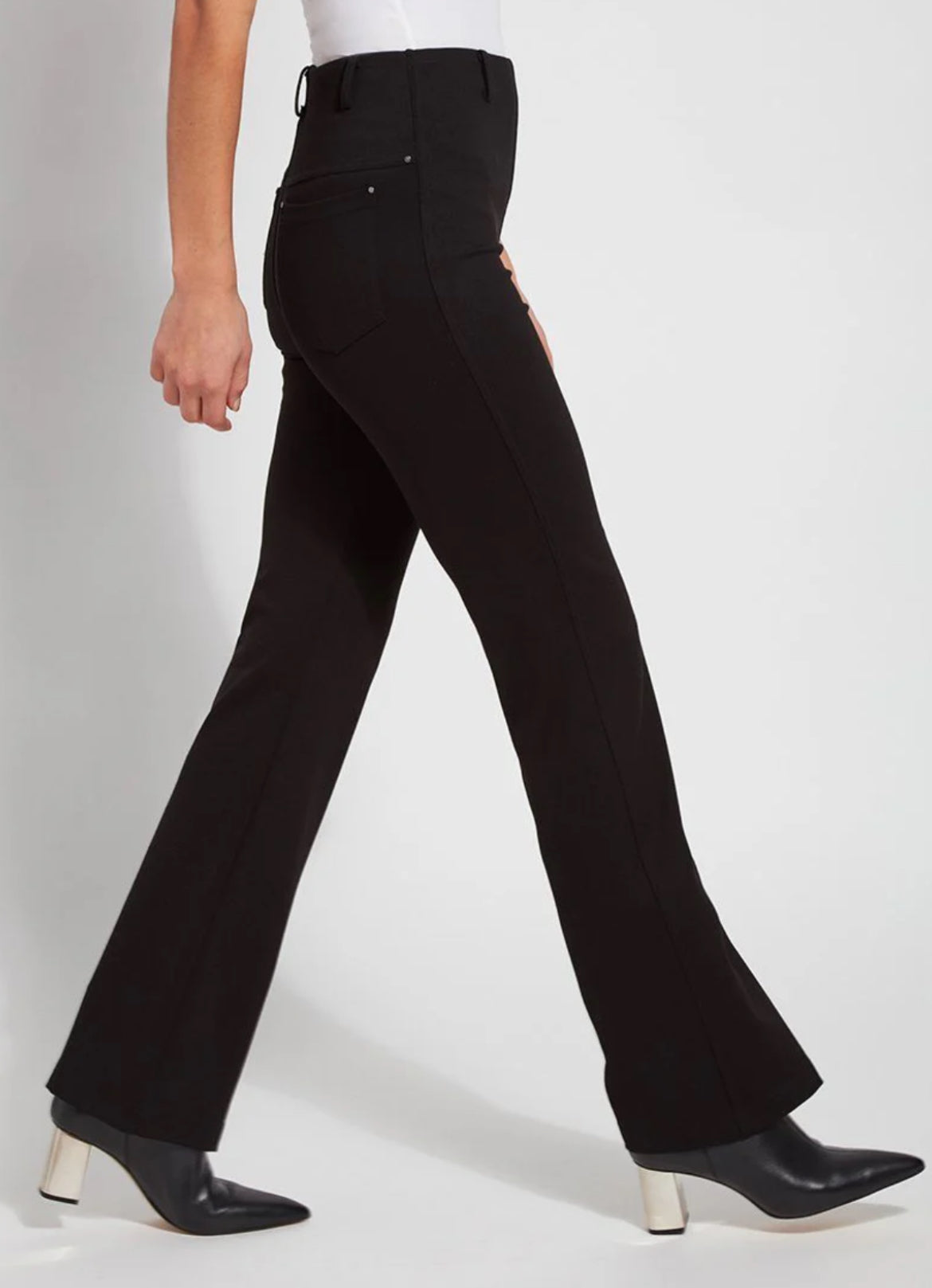 Ponte Baby Bootcut-Black