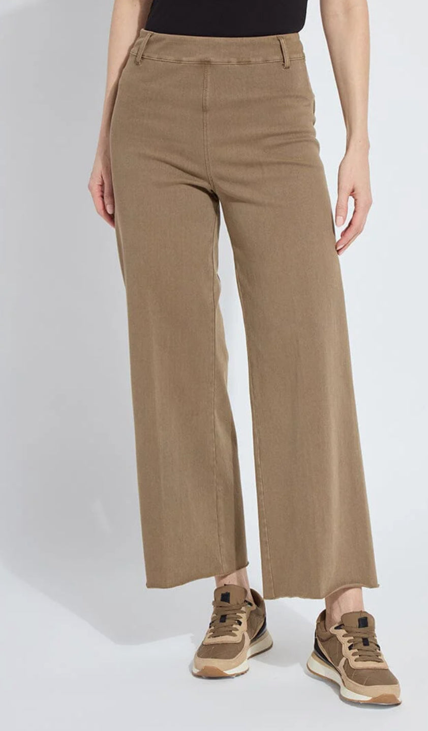 Erin Hi-Waist Denim-Antique Olive (Green)