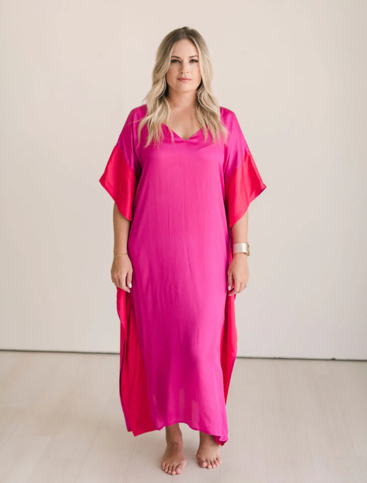 Color Block Caftan