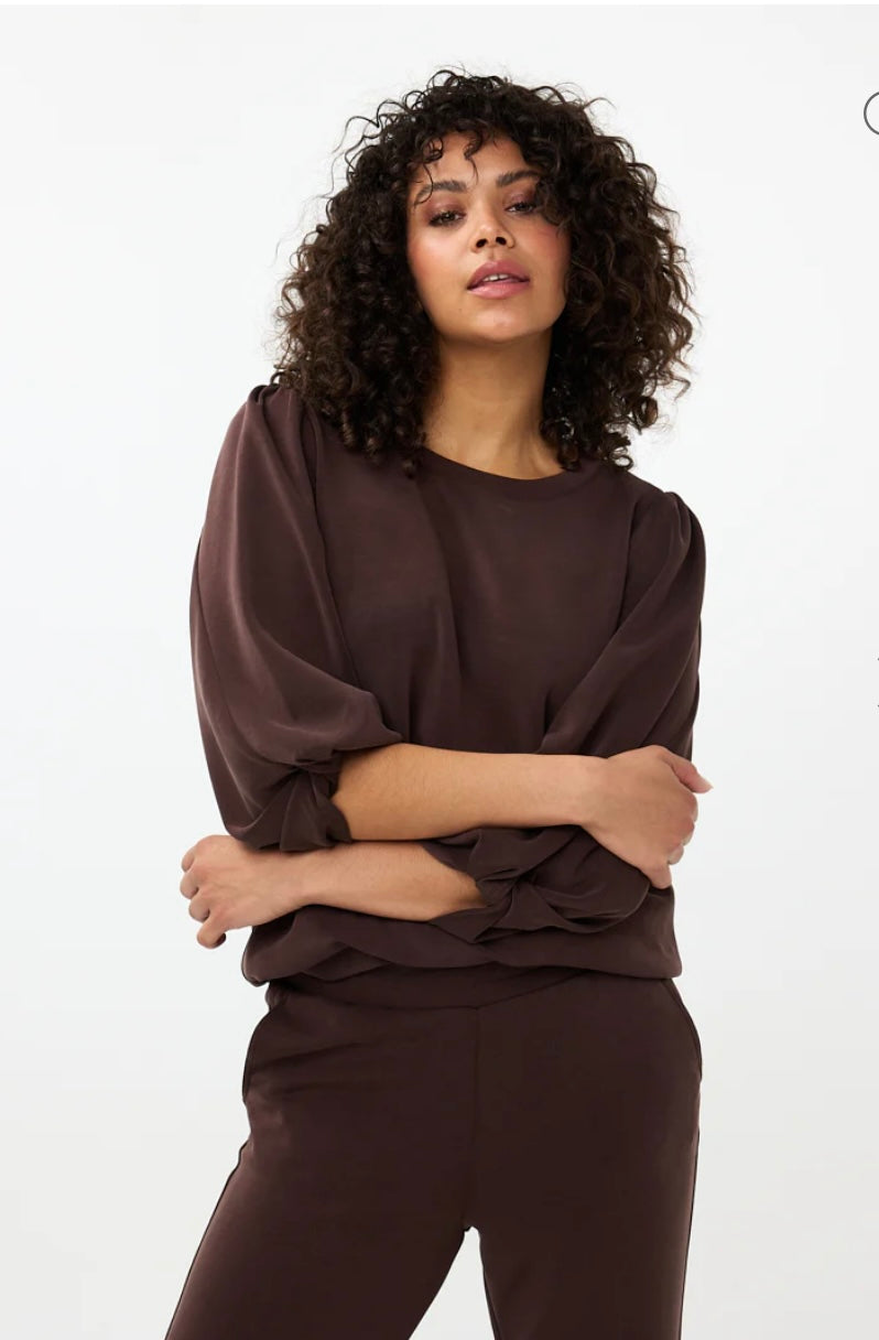 Esqualo Twist Sleeve Top