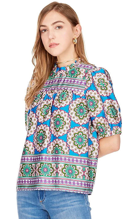 Yoke Top - Pattern Border
