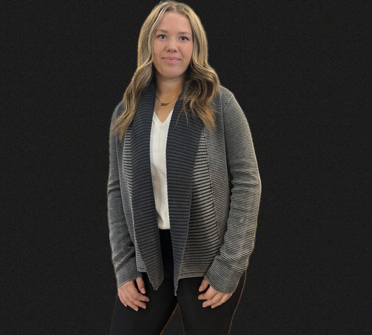 Washed Open Cardigan