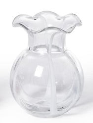 Ruffled Ribbon Vase