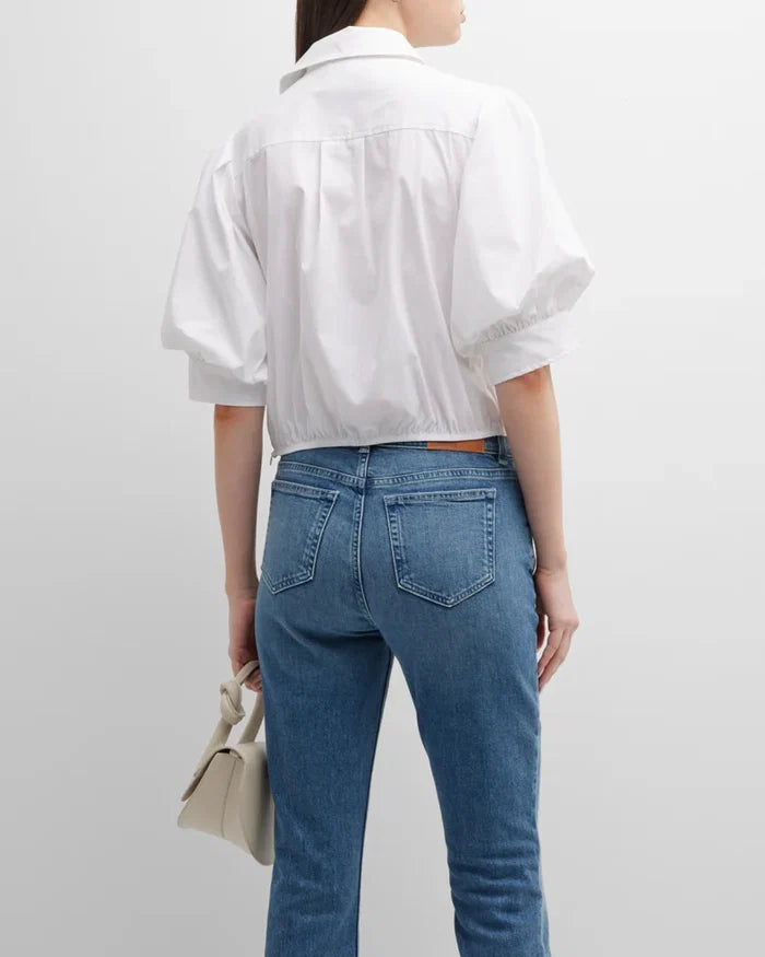 Bomba Silky White Poplin