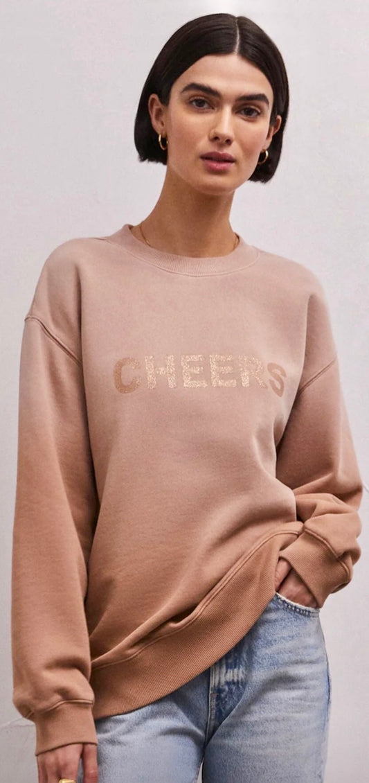 Sydney Cheer Sweater - Mink