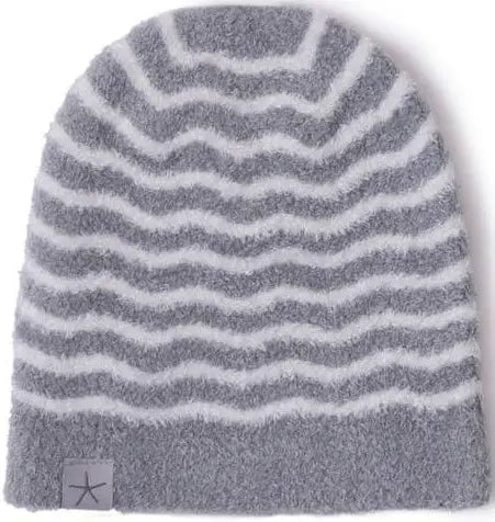 Barefoot Dreams CozyChic Wavy Stripe Baby Beanie