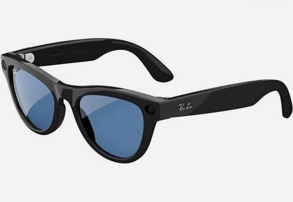 Ray Ban Skyler Meta Smart Sunglasses w Transition Lenses in Cerulean Blue