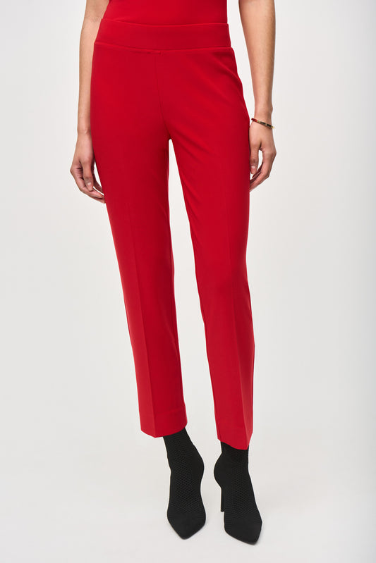 Classic Straight Pant - Lipstick Red