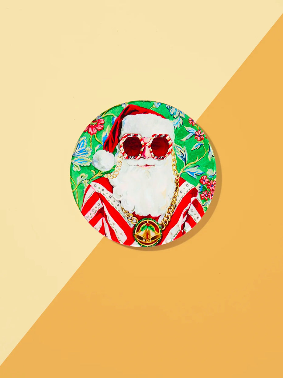 Swanky Santa Coaster