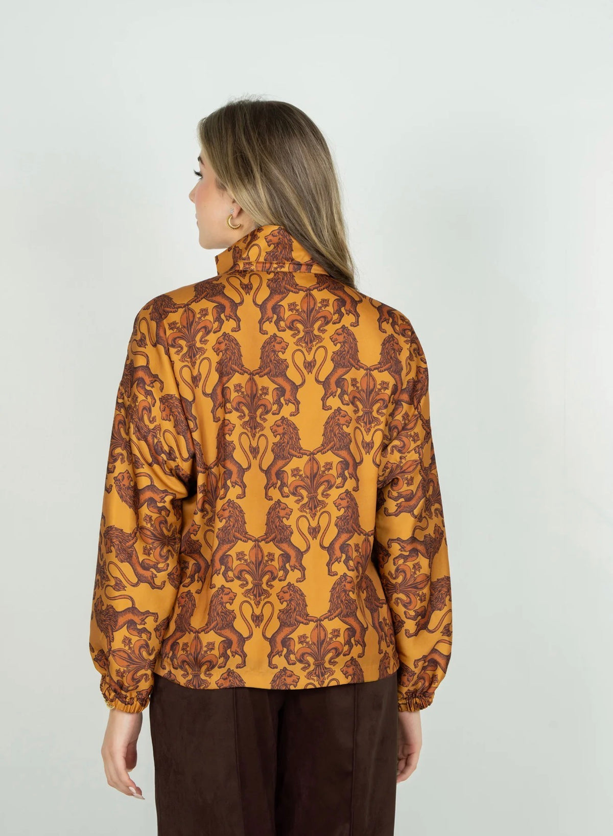 Long-Sleeve Poppy Leone Top