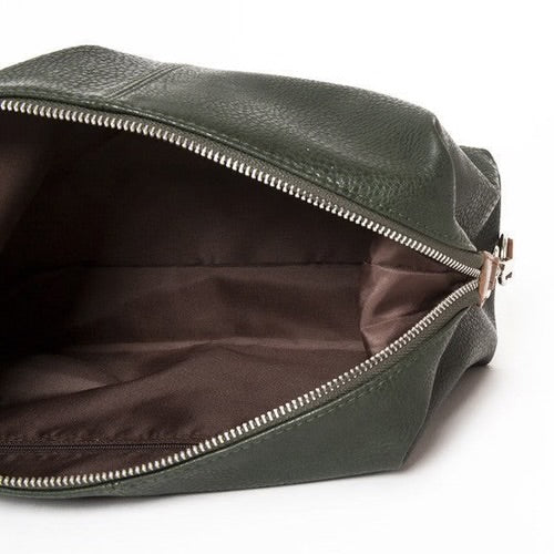 Alpha Leather Toiletry Bag