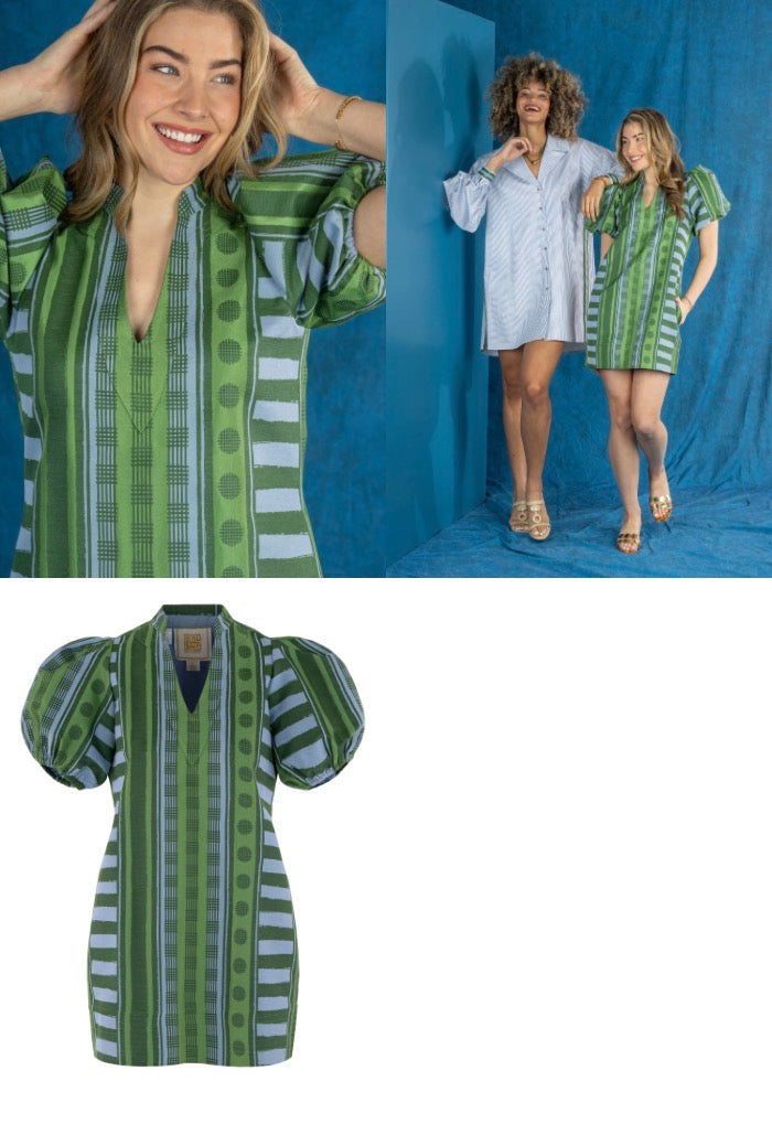 Hampton Mini Dress-Forest Jubilee