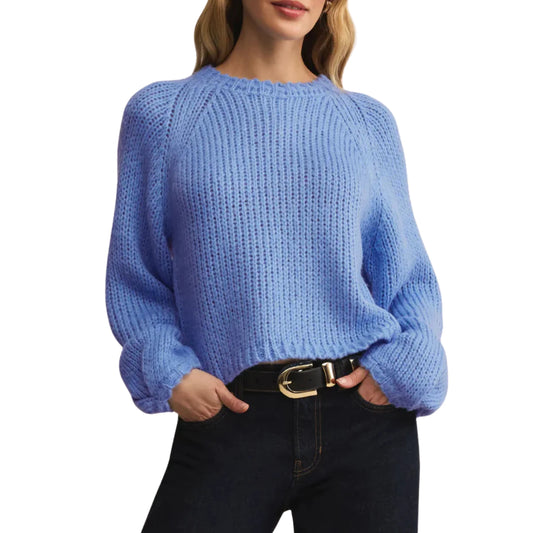 Z SUPPLY SHEENA SWEATER SERENE BLUE