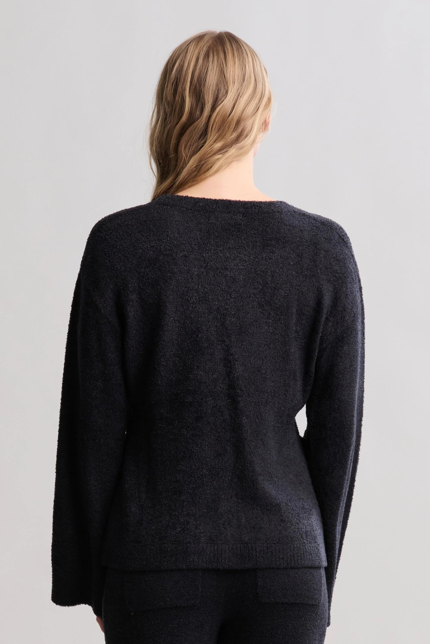 CozyChic Wide Sleeve Button Front Cardigan