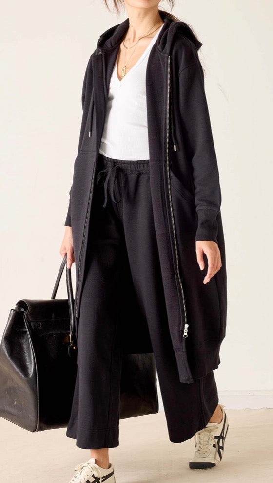 Frenchie Wide Leg Pant-Cadet Blue