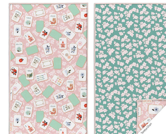 Mahjong Microfiber Towel