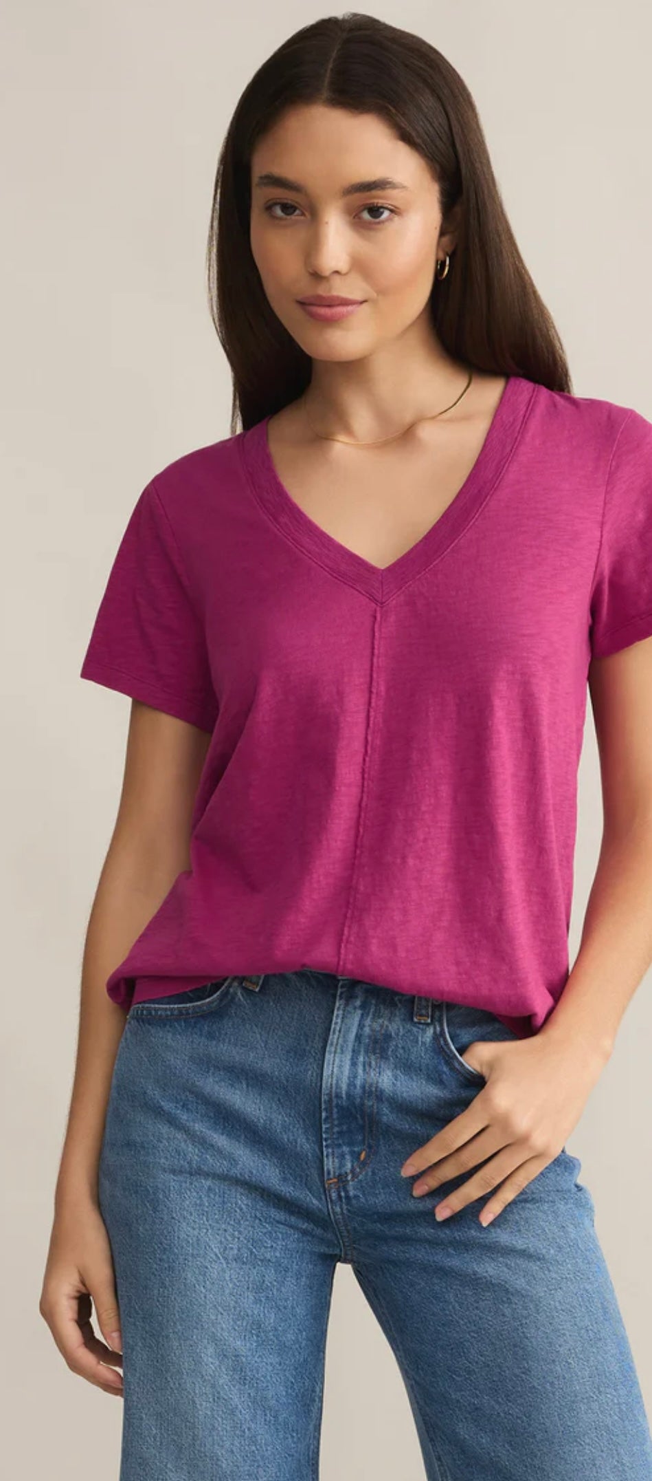 Asher V Neck Tee