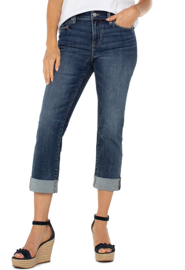Charlie Crop Skinny Cuffed Jean