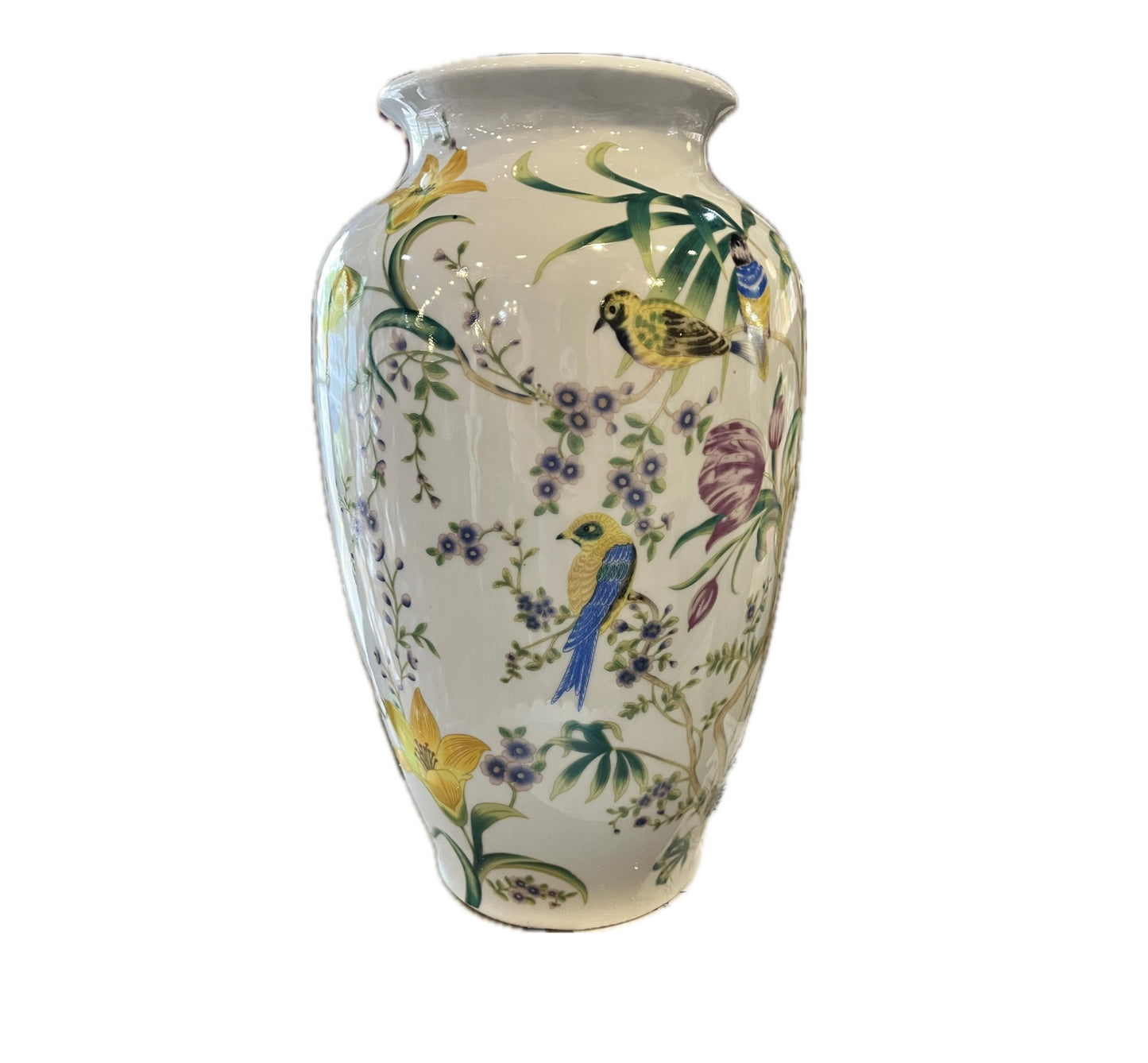 Bird & Blossom Vase
