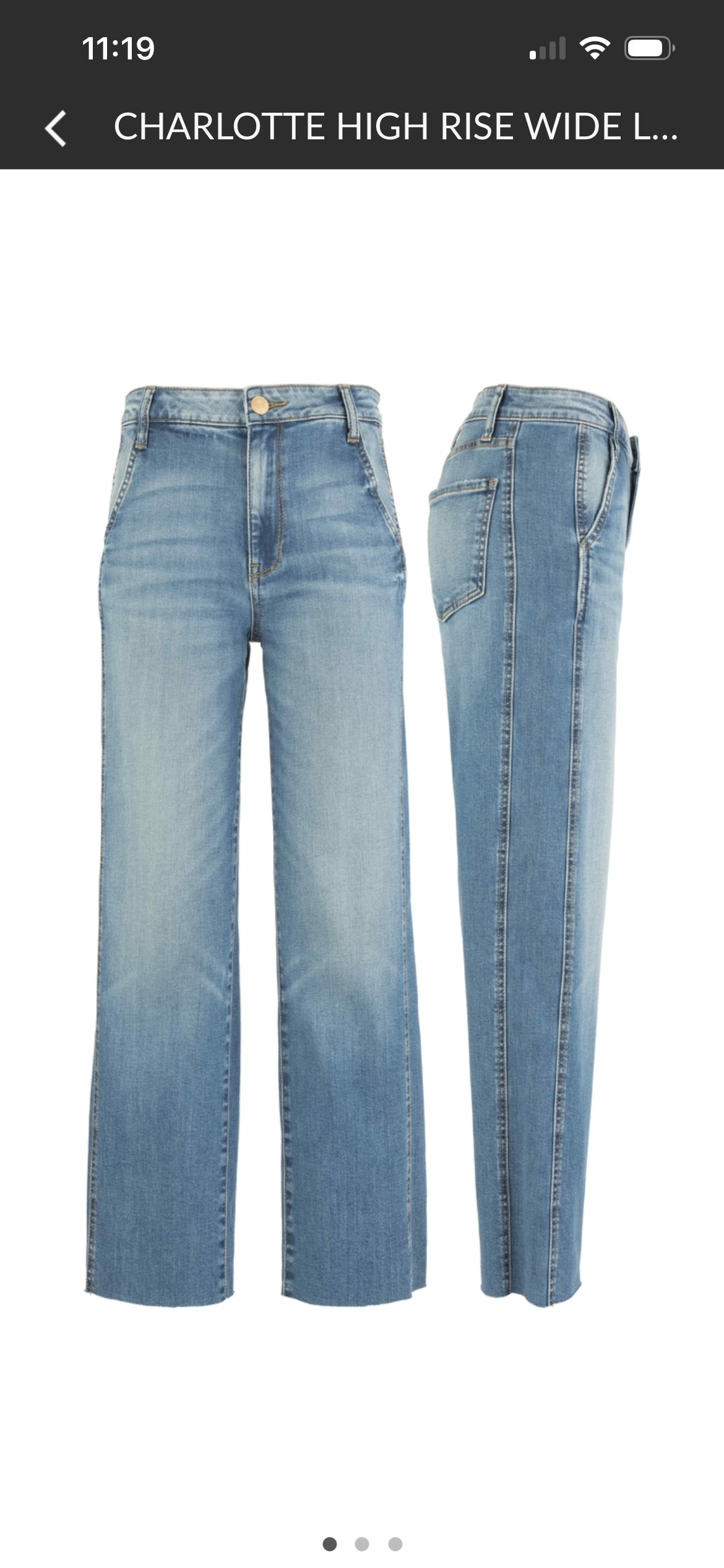 Charlotte High Rise Wide Leg - Artisan Wash/Medium Base