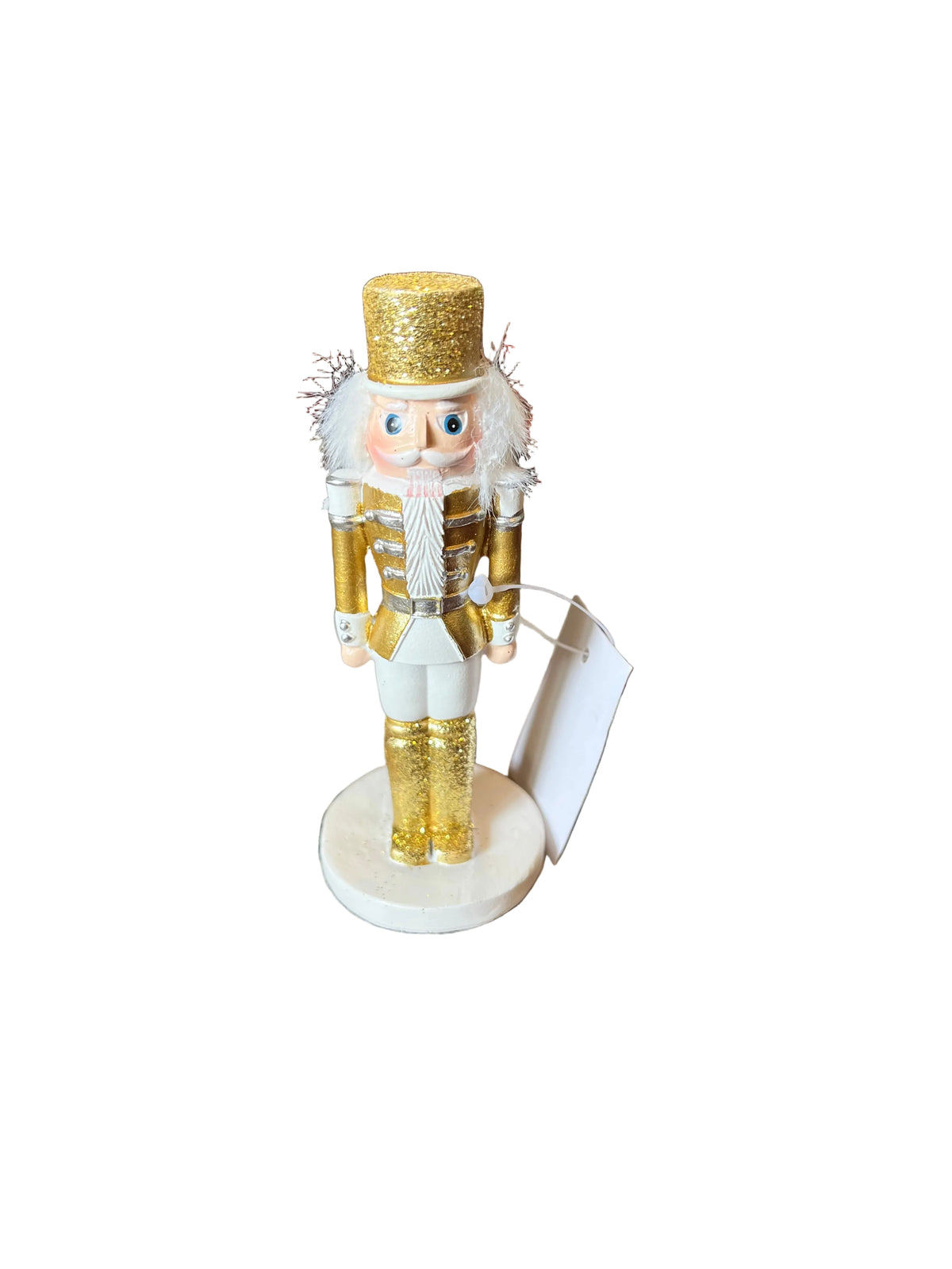 Small Gold Nutcracker Place Card Holders