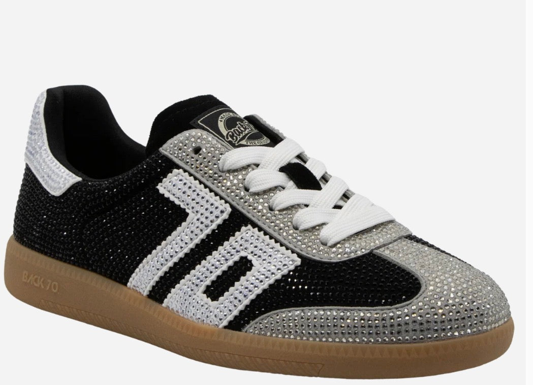 Stars Black and White Sneakers
