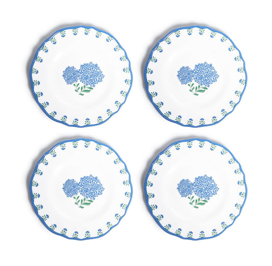 Hydrangea Dessert Plates (Set of 4)