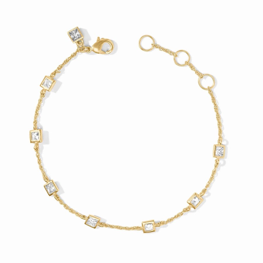 Jolie Delicate Bracelet-Gold/Cubic Zirconia