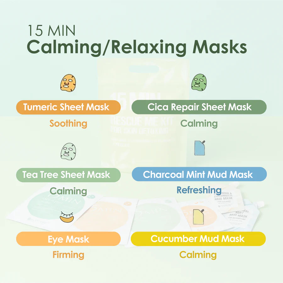 Naisture 15 MIN Rescue Me Kit (6pc)