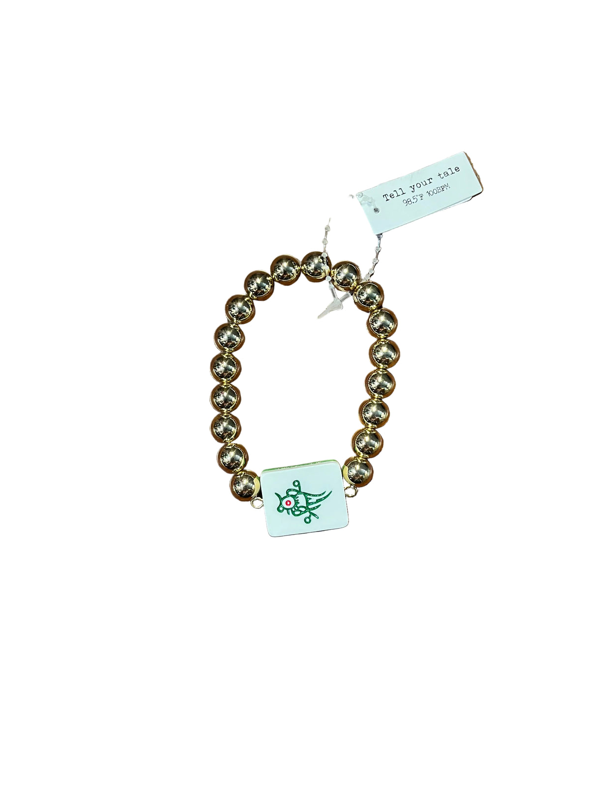 Gold Mahjong Bracelet