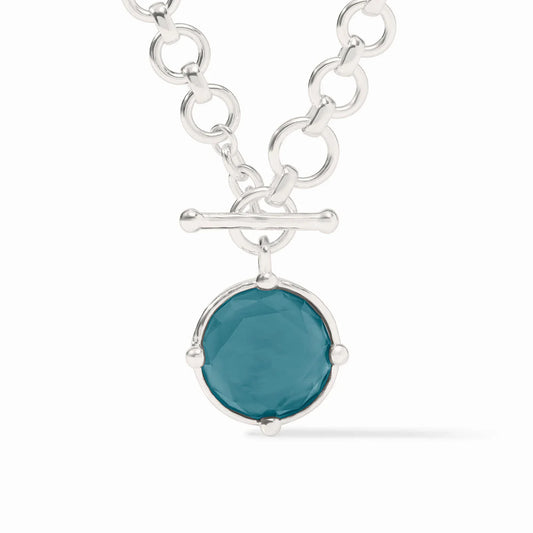 Honeybee Demi Necklace-Iridescent Montana Blue